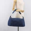 CHANEL COCO Mark Shoulder Bag Denim Blue Silver CC Auth yk20842V-24