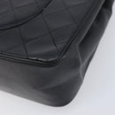 CHANEL Matelasse Chain Hand Bag Lamb Skin Black Gold CC Auth yk20843V-15