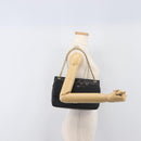 CHANEL Matelasse Chain Hand Bag Lamb Skin Black Gold CC Auth yk20843V-25