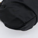 PRADA Shoulder Bag Nylon Black Gold Auth yk20847V-15