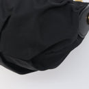 PRADA Shoulder Bag Nylon Black Gold Auth yk20847V-16