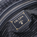 PRADA Shoulder Bag Nylon Black Gold Auth yk20847V-20