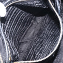 PRADA Shoulder Bag Nylon Black Gold Auth yk20847V-24