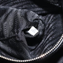 PRADA Shoulder Bag Nylon Black Gold Auth yk20847V-11