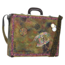 CHANEL Embroidery Graffiti 2015 On The Pavement Attache Case 2way Auth yk20849SM-1