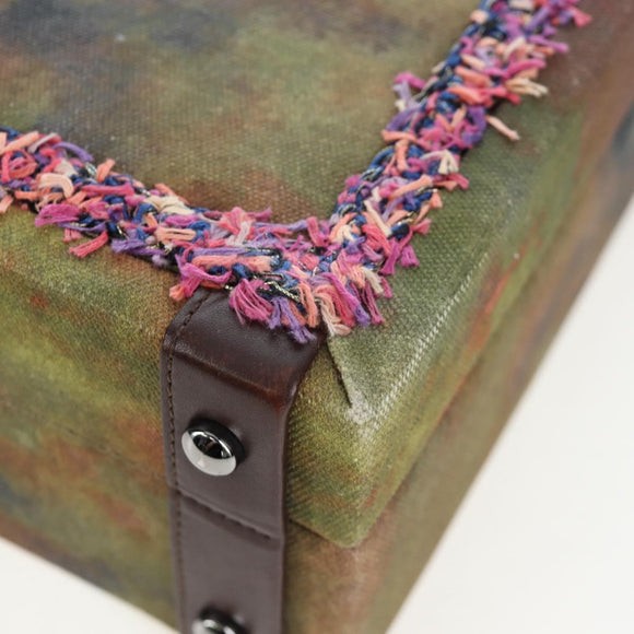 CHANEL Embroidery Graffiti 2015 On The Pavement Attache Case 2way Auth yk20849SM