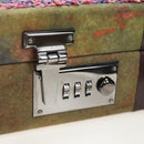 CHANEL Embroidery Graffiti 2015 On The Pavement Attache Case 2way Auth yk20849SM-28