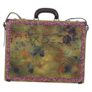 CHANEL Embroidery Graffiti 2015 On The Pavement Attache Case 2way Auth yk20849SM-2