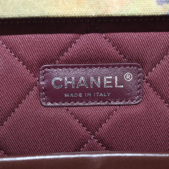 CHANEL Embroidery Graffiti 2015 On The Pavement Attache Case 2way Auth yk20849SM
