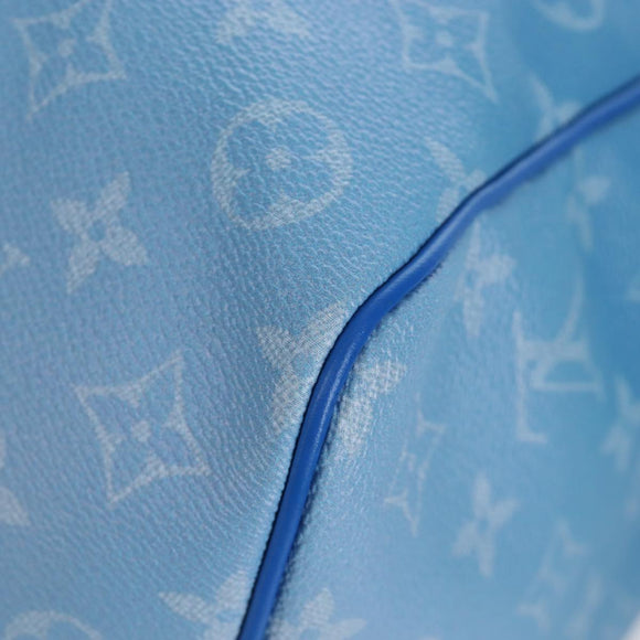 LOUIS VUITTON Monogram Crows Keepall Bandouliere 50 Blue M45428 Auth yk20850SAM