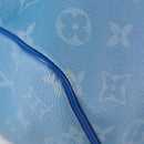 LOUIS VUITTON Monogram Crows Keepall Bandouliere 50 Blue M45428 Auth yk20850SAM-21