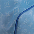 LOUIS VUITTON Monogram Crows Keepall Bandouliere 50 Blue M45428 Auth yk20850SAM-22