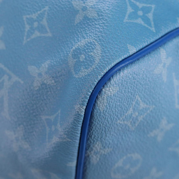 LOUIS VUITTON Monogram Crows Keepall Bandouliere 50 Blue M45428 Auth yk20850SAM
