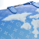 LOUIS VUITTON Monogram Crows Keepall Bandouliere 50 Blue M45428 Auth yk20850SAM-24