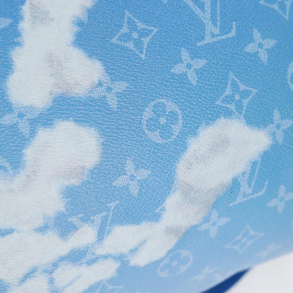 LOUIS VUITTON Monogram Crows Keepall Bandouliere 50 Blue M45428 Auth yk20850SAM