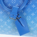 LOUIS VUITTON Monogram Crows Keepall Bandouliere 50 Blue M45428 Auth yk20850SAM-28