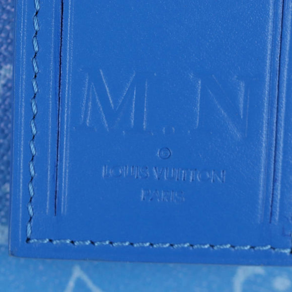 LOUIS VUITTON Monogram Crows Keepall Bandouliere 50 Blue M45428 Auth yk20850SAM