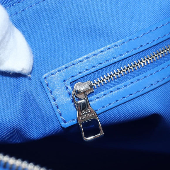 LOUIS VUITTON Monogram Crows Keepall Bandouliere 50 Blue M45428 Auth yk20850SAM