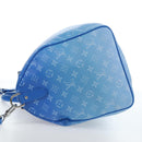 LOUIS VUITTON Monogram Crows Keepall Bandouliere 50 Blue M45428 Auth yk20850SAM-3