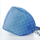 LOUIS VUITTON Monogram Crows Keepall Bandouliere 50 Blue M45428 Auth yk20850SAM-4