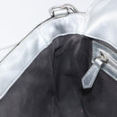 FENDI Zucca Mamma Baguette Shoulder Bag Leather Silver 8BR600 Auth yk20852SAM-23
