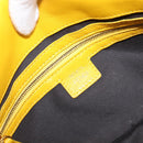 FENDI Zucca Mamma Baguette Shoulder Bag Leather Yellow 8BR600 Auth yk20853SAM-23