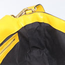 FENDI Zucca Mamma Baguette Shoulder Bag Leather Yellow 8BR600 Auth yk20853SAM-24