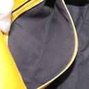 FENDI Zucca Mamma Baguette Shoulder Bag Leather Yellow 8BR600 Auth yk20853SAM-27
