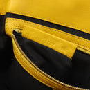 FENDI Zucca Mamma Baguette Shoulder Bag Leather Yellow 8BR600 Auth yk20853SAM-11