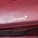 CHANEL Matelasse Turn Lock Chain Bag Lamb Skin Black Gold CC Auth yk20854SAM-19