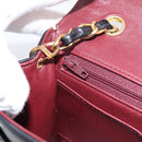 CHANEL Matelasse Turn Lock Chain Bag Lamb Skin Black Gold CC Auth yk20854SAM-22