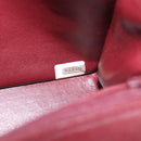 CHANEL Matelasse Turn Lock Chain Bag Lamb Skin Black Gold CC Auth yk20854SAM-11