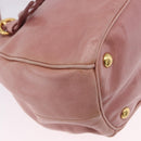 Miu Miu Hand Bag Leather 2way Pink Gold Auth yk20856V-16
