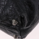 BALENCIAGA Lucagol Shopper Hand Bag Leather Black Silver 780976 Auth yk20857SAM-14