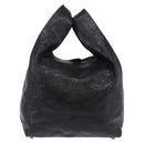 BALENCIAGA Lucagol Shopper Hand Bag Leather Black Silver 780976 Auth yk20857SAM-3