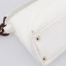 CHANEL COCO Mark Chain Shoulder Bag Caviar Skin White Gold CC Auth yk20859V-13