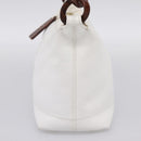 CHANEL COCO Mark Chain Shoulder Bag Caviar Skin White Gold CC Auth yk20859V-5