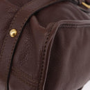 Miu Miu Shoulder Bag Leather Gold Brown Auth yk20861SAM-14