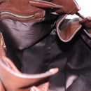 Miu Miu Shoulder Bag Leather Gold Brown Auth yk20861SAM-19