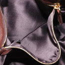 Miu Miu Shoulder Bag Leather Gold Brown Auth yk20861SAM-22