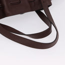 Miu Miu Shoulder Bag Leather Gold Brown Auth yk20861SAM-7