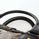 FENDI Zucchino Canvas Boston Bag Coated Canvas 2way Beige Gold Auth yk20862V-14