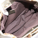 GUCCI GG Canvas Bamboo Chain Shoulder Bag Beige Gold Tone 135962 Auth yk20863SAM-10