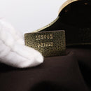 GUCCI GG Canvas Bamboo Chain Shoulder Bag Beige Gold Tone 135962 Auth yk20863SAM-11