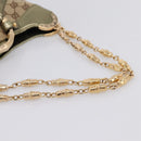 GUCCI GG Canvas Bamboo Chain Shoulder Bag Beige Gold Tone 135962 Auth yk20863SAM-7