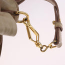 Miu Miu Hand Bag Leather 2way Beige Gold Auth yk20865A-18