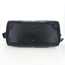 BOTTEGA VENETA INTRECCIATO Boston Bag Leather 2way Black Auth yk20867SAV-12