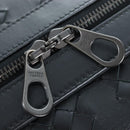 BOTTEGA VENETA INTRECCIATO Boston Bag Leather 2way Black Auth yk20867SAV-19