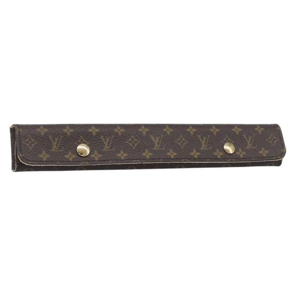 LOUIS VUITTON Monogram Jewelry Case Jewelry Box LV Auth yk20868