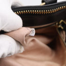 Miu Miu Hand Bag Leather 2way Black Gold Auth yk20869A-12